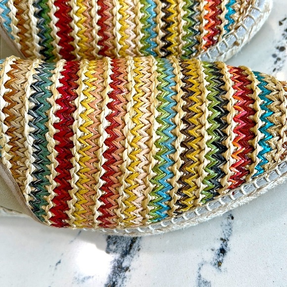 Sesto NWT Backless Fabric Rattan Mules in Assorted Colors from Spain sz.8 NWOT - Picture 9 of 12